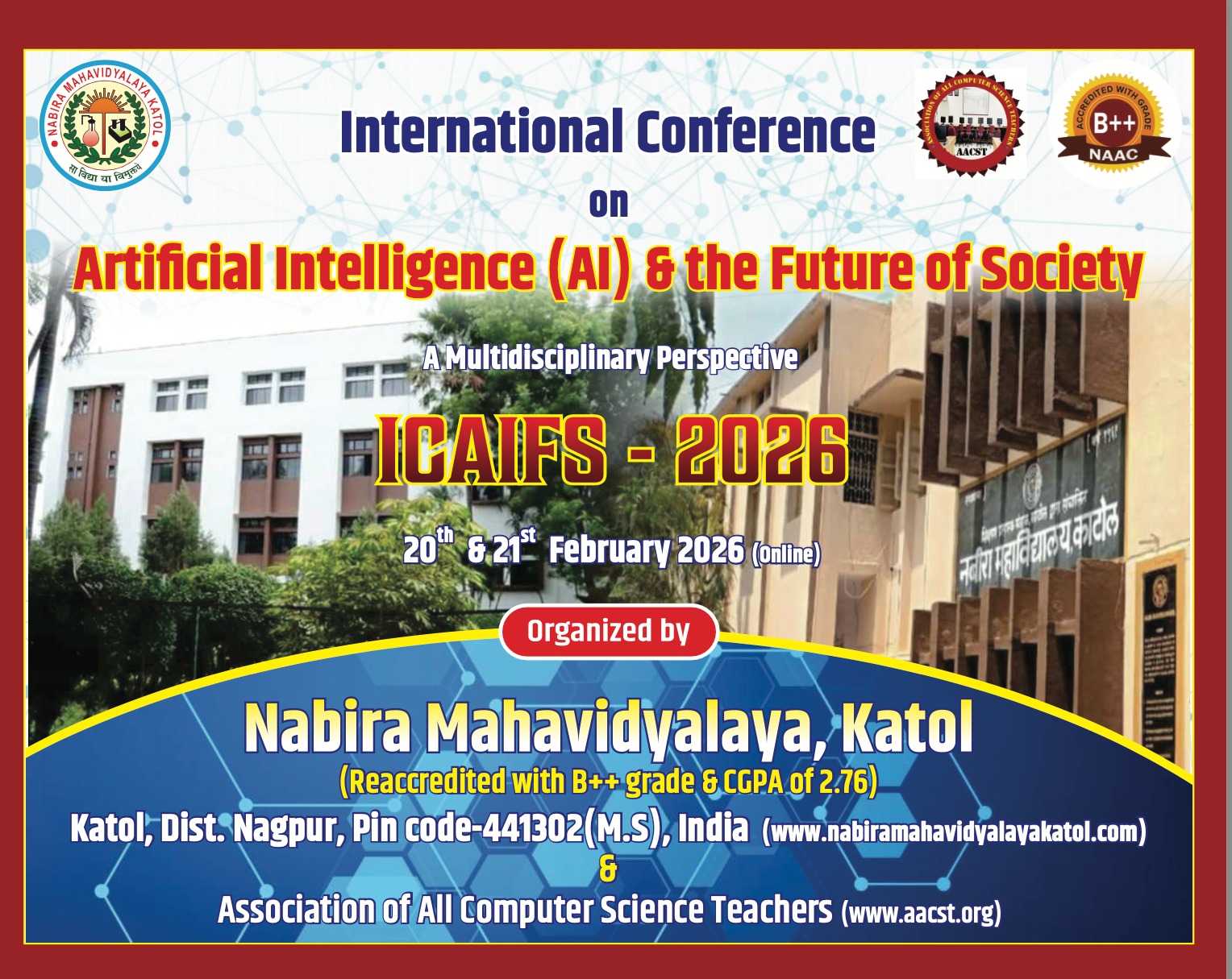 INTERNATIONAL CONFERENCE on Artificial Intelligence (AI) and the Future of Society: A Multidisciplinary Perspective (20 February 2026 to 21 February 2026)