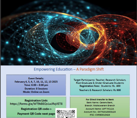 NATIONAL ONLINE Workshop: QUANTUM REVOLUTION A Journey Around Orbit (QRaJAO) (04 February 2025  to 13 February 2025 )